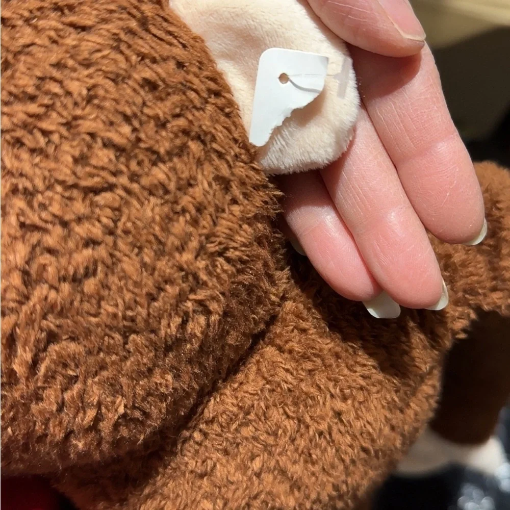 Brown Stuffed Monkey Plush Toy